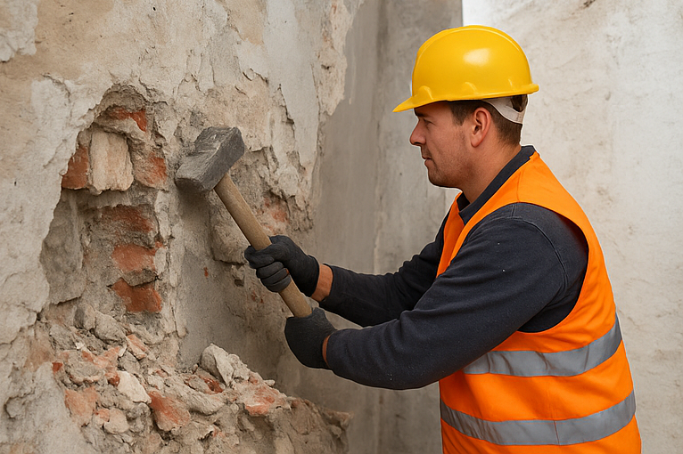 Bontási munkálatok biztonságosan és gyorsan elvégezve szakértők által.